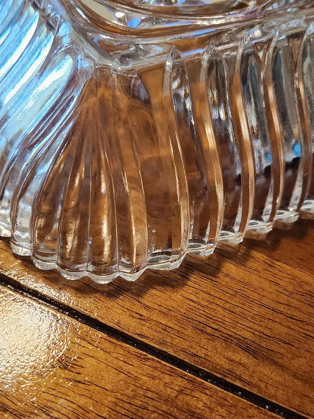 Clear Glass Vanity Tray - Elegant Square Decorative Dish